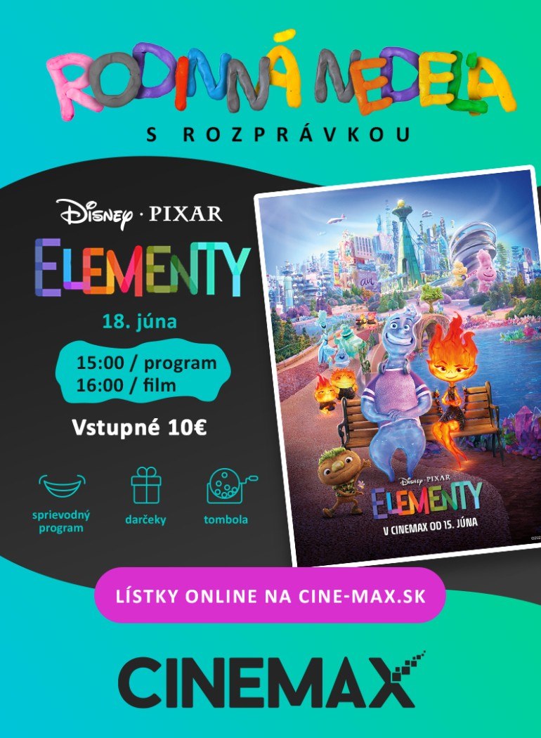 Rodinná nedeľa v CINEMAX-e